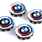 BMW M 50 Year Anniversary Heritage OEM Center Cap Set