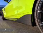 AutoTecknic G8X M3 / M4 Dry Carbon Performante Side Skirt Set - Image 4