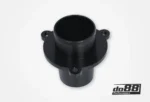 VAG 1.8/2.0 TSI (MQB) Turbo Muffler Delete, OEM Pressure pipes, Black hose - Image 4