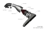 Eventuri VW MK8 Golf R / Clubsport Black Carbon Intake System - Image 5