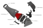 Eventuri Mercedes AMG A45 CLA45 Black Carbon Intake System - Image 13