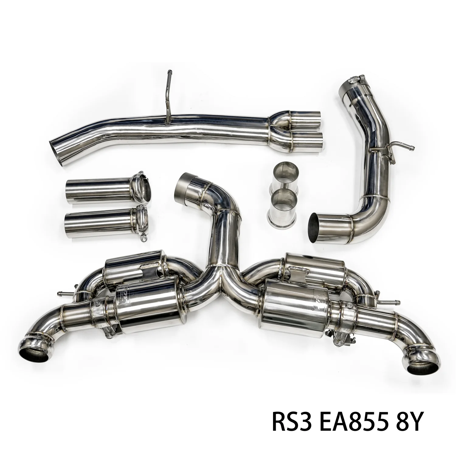 220 JDY 2.5T RS3 8Y Racing Stainless Steel Exhaust - Catback - Image 1